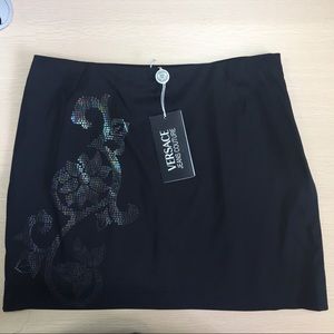 Versace Jeans Couture Black mini Skirt 30/44 size